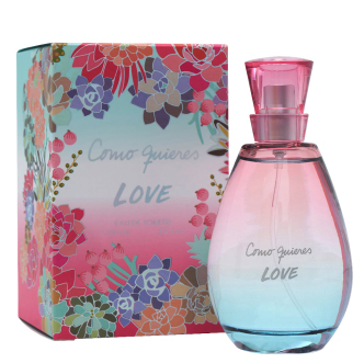 COMO QUIERES QUE TE QUIERA LOVE EDT X 100 ML.